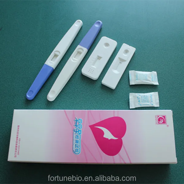 
Colloidal Gold Pregnancy Methodology Test Early Detection 25 mIU/ml HCG Testing Kit Midstream Pregnancy Test 