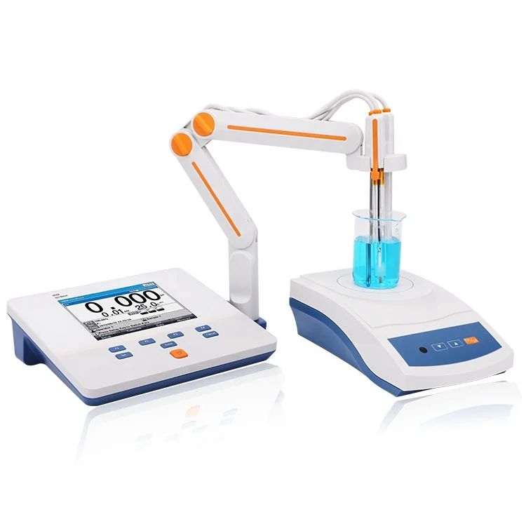 High precision Benchtop pH/Ion meter with 5.7 inches HD LCD display Desktop Laboratory Instruments for water quality testing