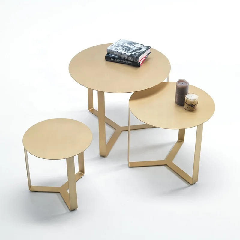 
Northern Europe simple living room personality sofa edge several modern lounge coffee table combination 