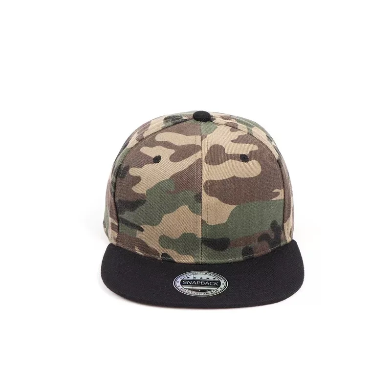 Wholesale nice quality metal sports caps custom logo blank hip hop hat plain flat brim snapback baseball cap