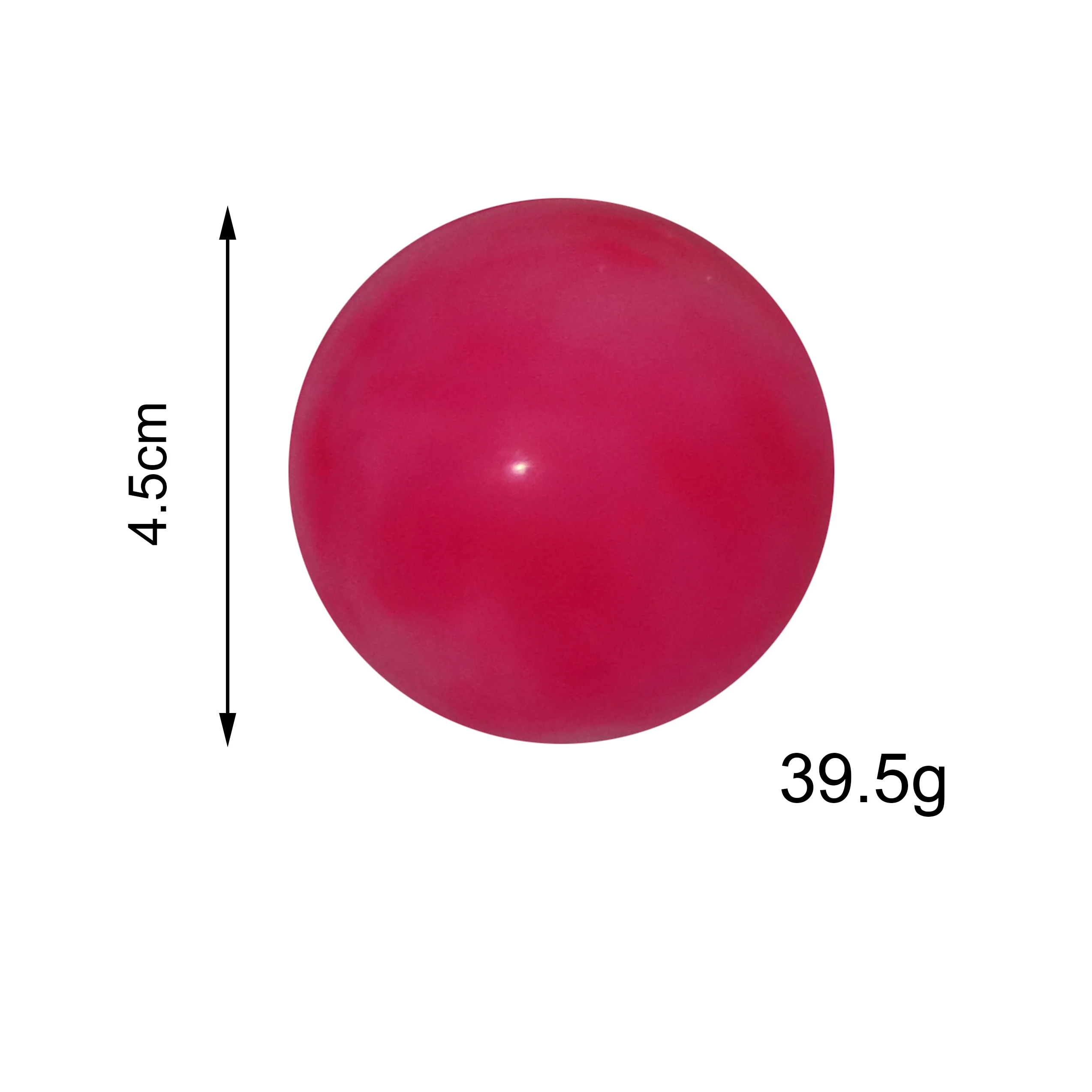 Toy supplier light up flashing bouncing ball 45mm flashing bounce ball