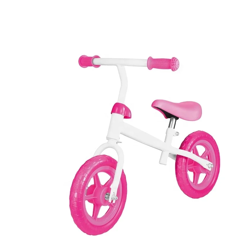Fashion Fork Kinder Push Nylon 12 Inch Balance Bicycle Pink Color Children Scooter Kids Balance Bike
