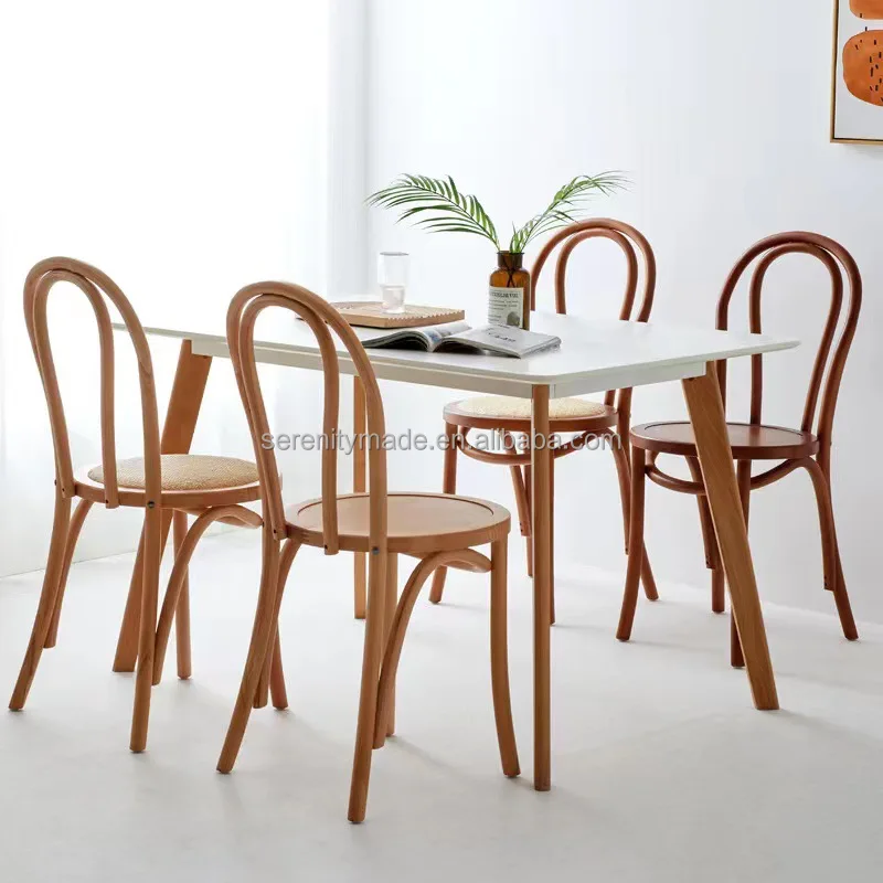 Hot sale event rental benwood dining chair with natural rattan seat
