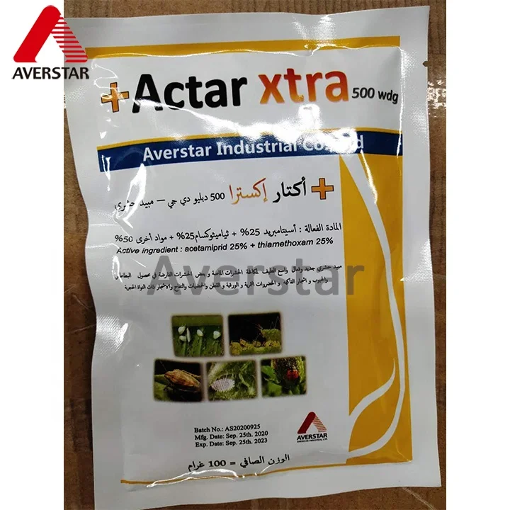 acetamiprid 25% + thiamethoxam 25% WDG Insecticides used for rice and vegetables