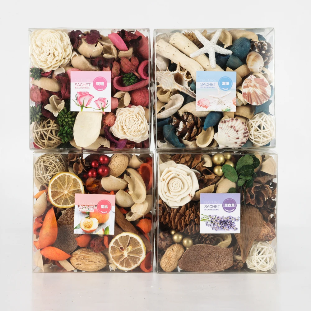 2024 SINGHUA Potpourri Sachet Bags Air Freshener Natural Dry Flower Decoration Aroma Scented potpourri