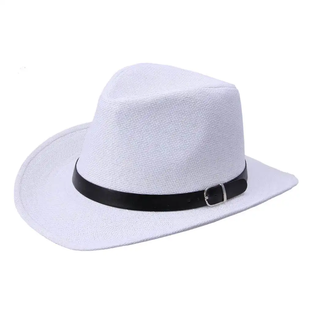 
Wholesale Cheap Summer Outdoor Protection Sun Cowboy Straw Hat 