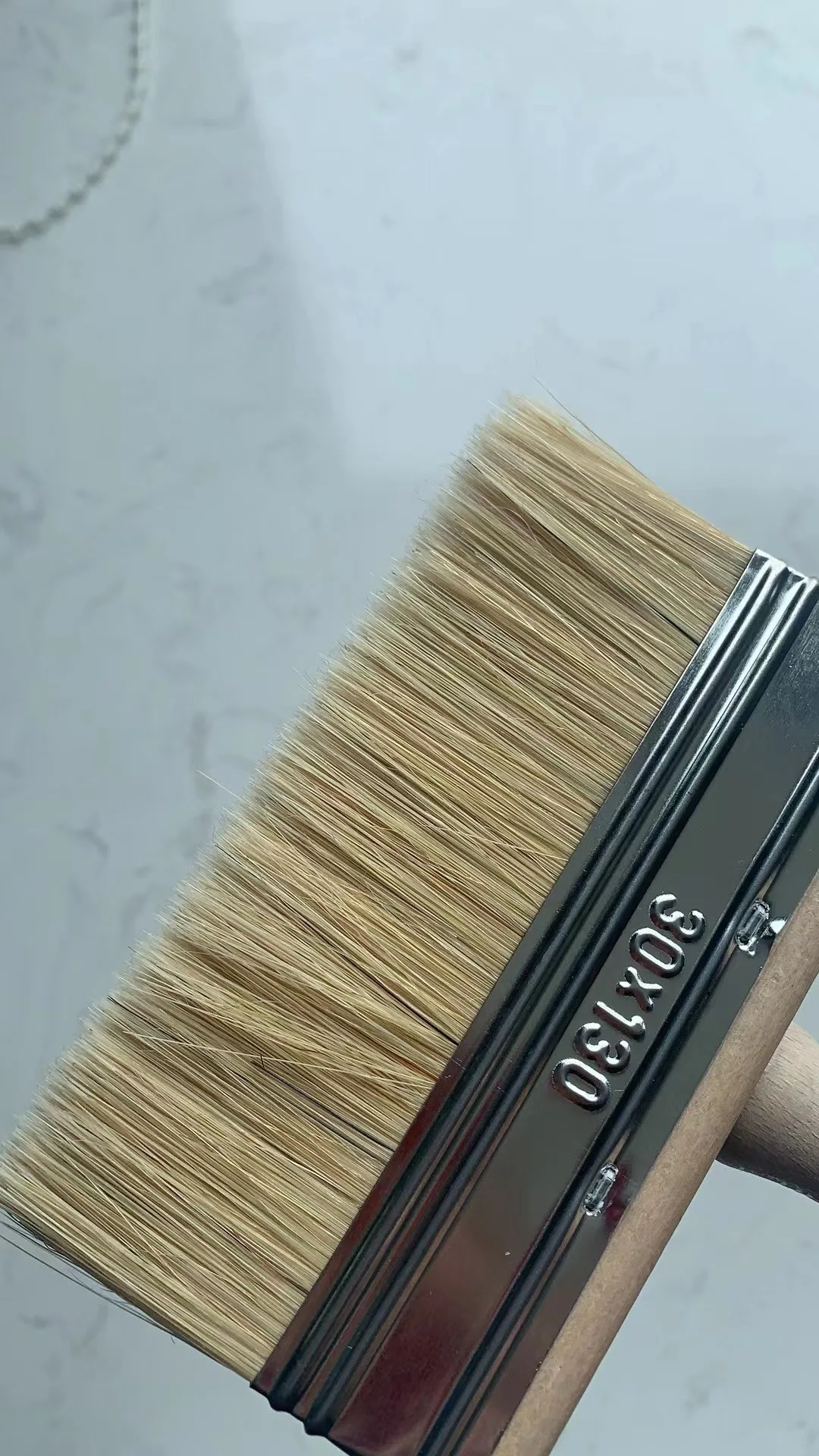 30*130 Deck Stain Brush Wood Handle Large Deck Brush Applicator for Wall Fence Floor Painting