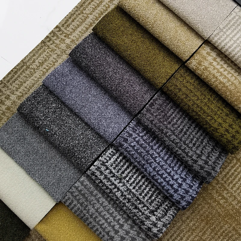 Polyester Upholstery Pillow Household Textile Sofa Velvet Fabric Wholesale