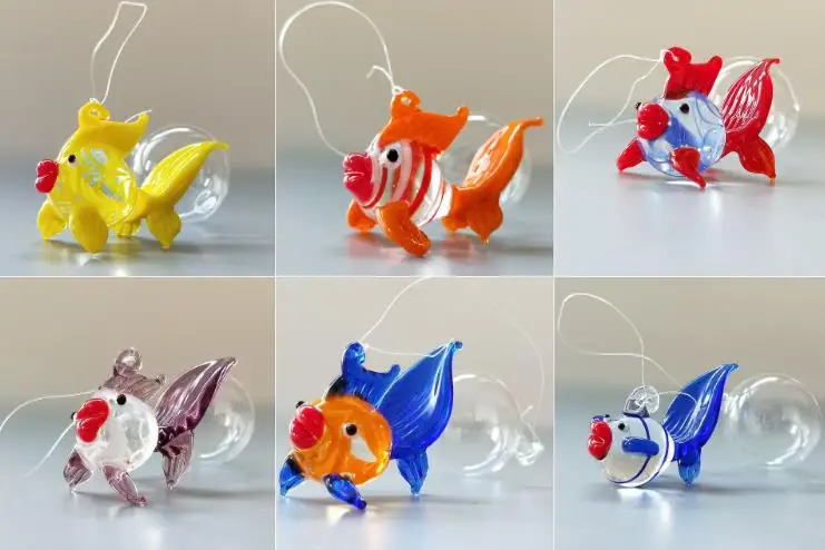 European Decoration Modern Simple Original Design Color Fish Ocean Series Aquarium Bubble Fish