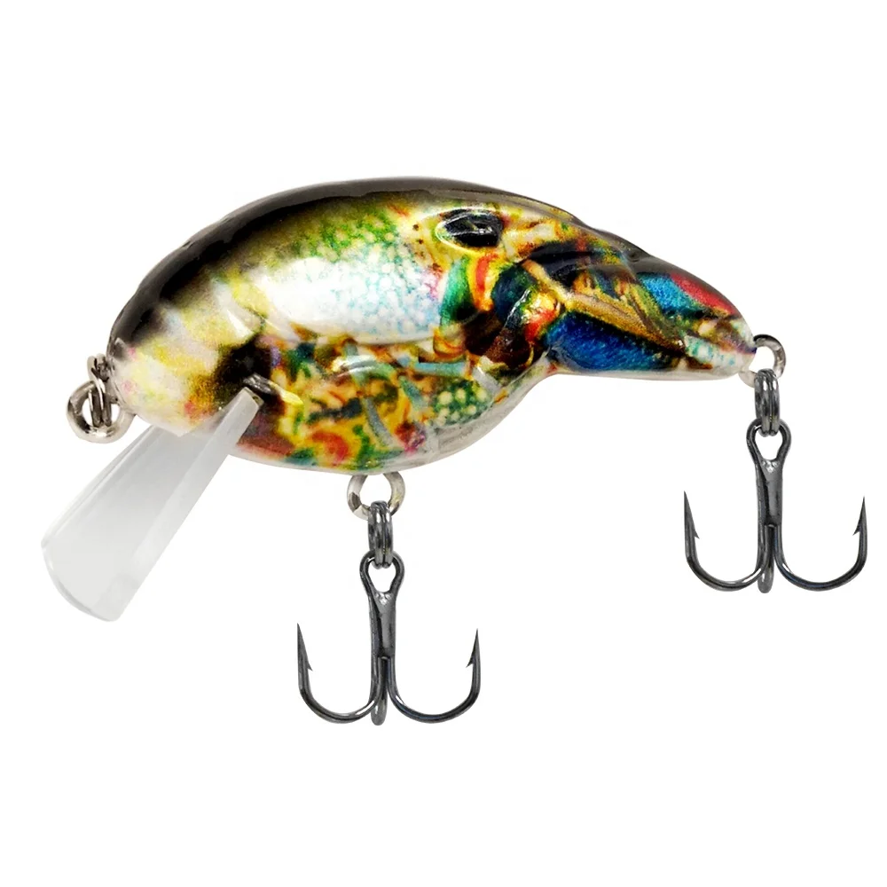 China factory abs hard bait lure wholesale tackle crawfish square bill crank bait shallow Diving Crankbait