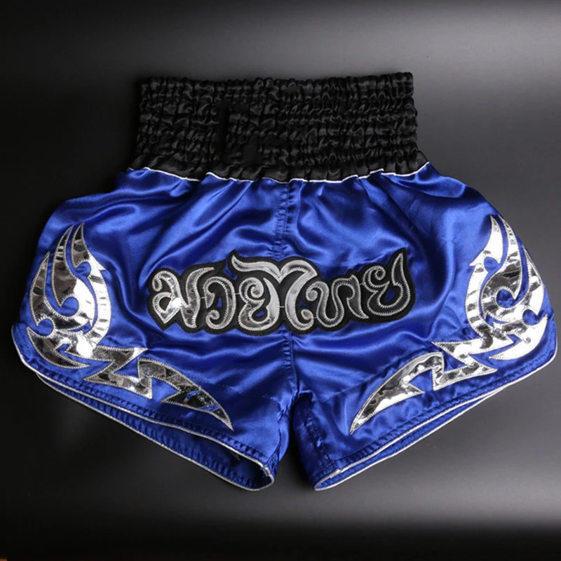  Оптовая продажа с фабрики простые эластичные шорты для боевых искусств Mma кикбоксинга Муай Тай большие