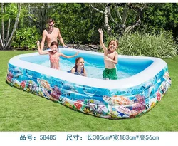 INTEX58485 tropical fish pool inflatable swimming pool counrtyard swimming pool