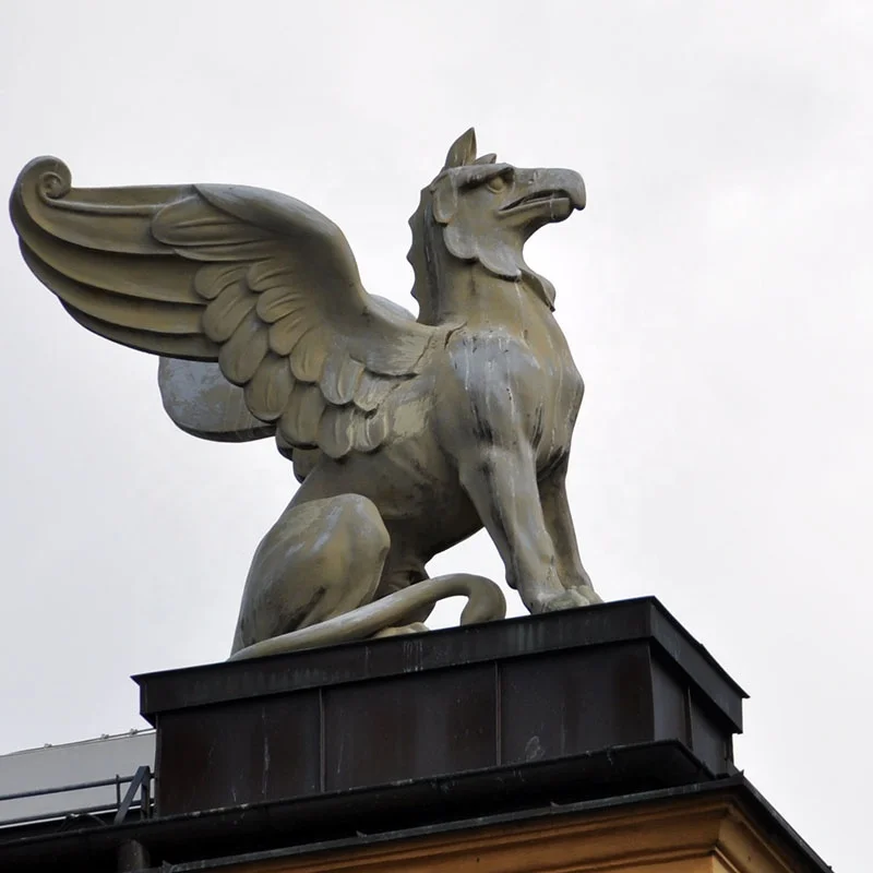 Life size animal sculpture stone marble gargoyle statue