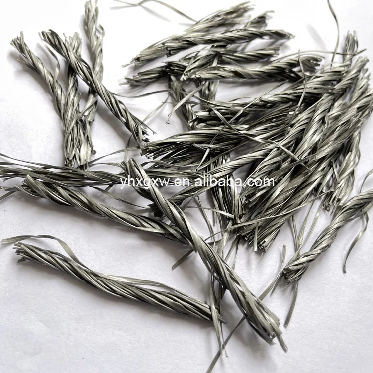 Synthetic Macro Fiber PP Fiber Twist for Construction Durable Concrete Replacement for Steel Fibre Made from Polypropylene