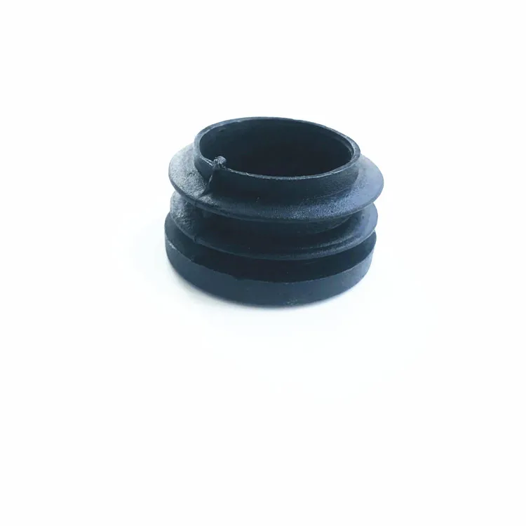 35mm Black plastic round threaded cap pipe end plug
