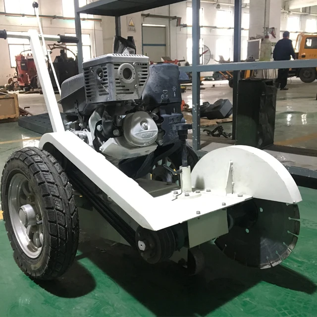 Concrete pavement crack routing machine asphalt concrete road trough cutting machine