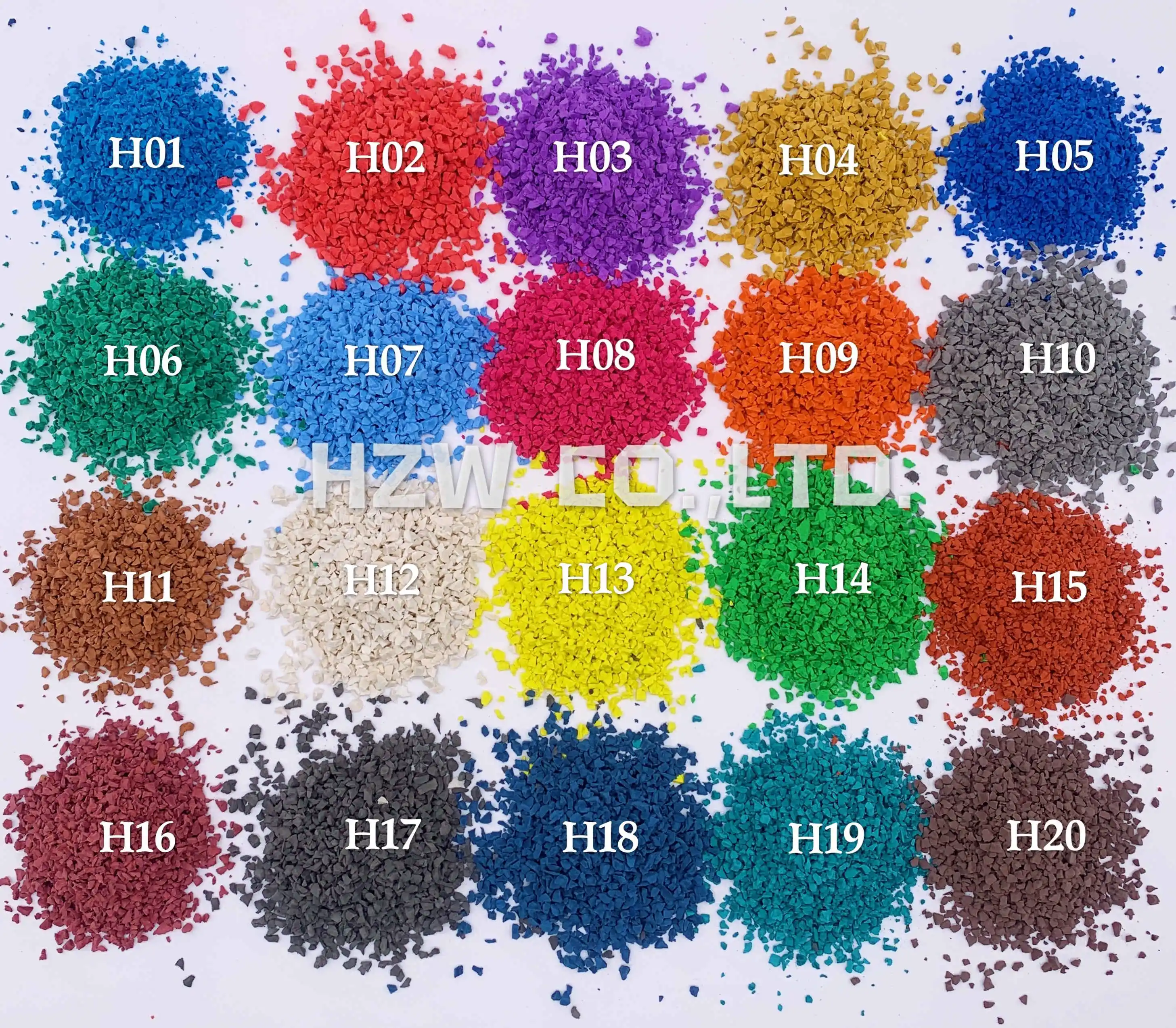 UV stable seamless epdm rubber granules for playground rubber flooring
