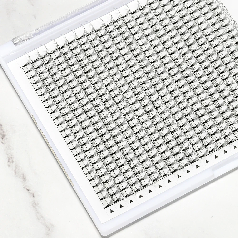 Professional Korean Pre Made Fan Eyelashes Short Stem Lashes 3d 10d Large Tray Premade Fans Mega Volume Eyelash Extensions