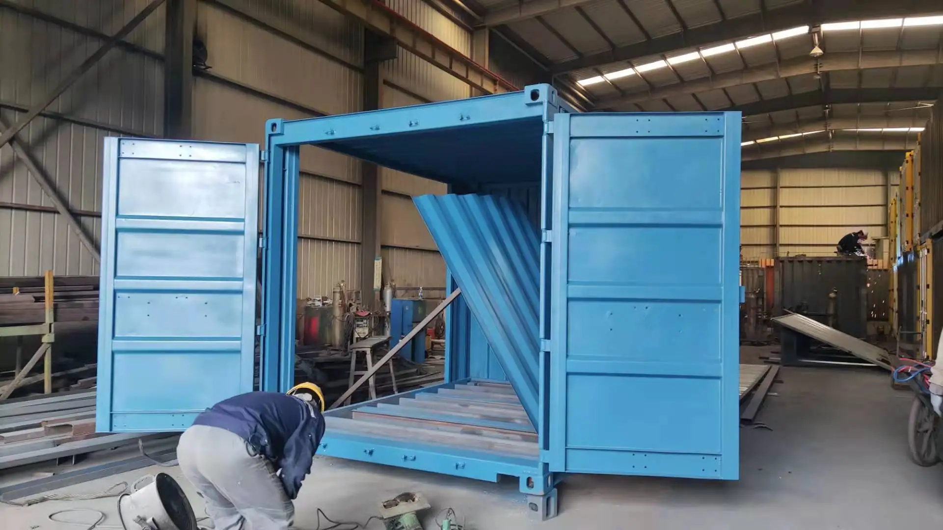 10 foot foldable custom modified container house office for sale in China