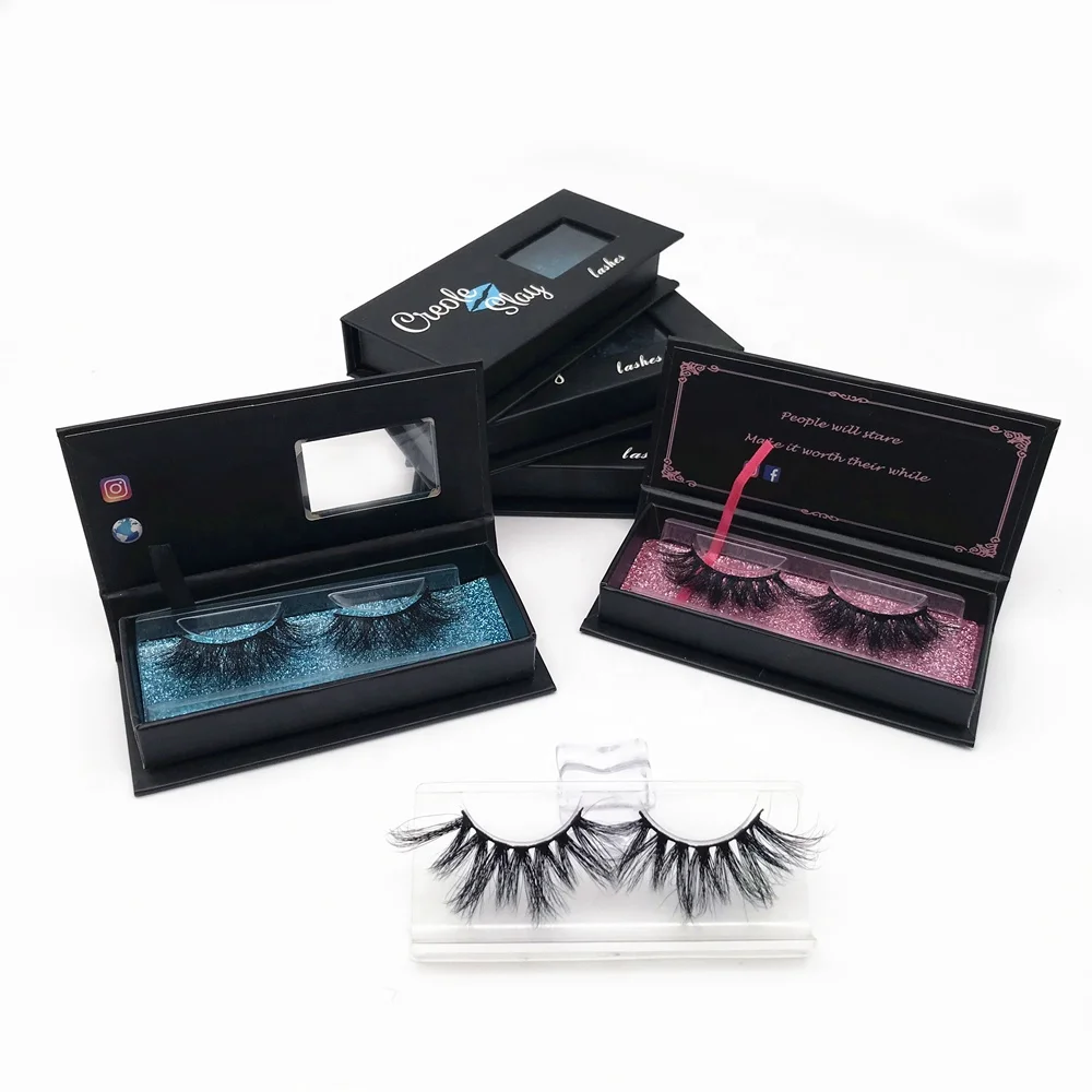 Best Quality 3d 100% Real Mink  Eyelashes  Mink Lashes With Custom Beautiful Packaging Fluffy Eyelash