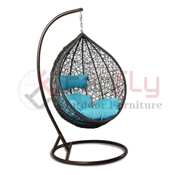 Balcony Hang From Ceiling Rattan Swing Chair For Bedroom