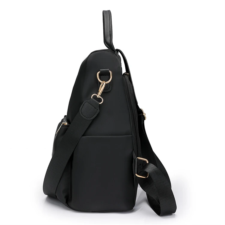 2024 custom smell proof outdoor luxury red fashion backpack with logo embroidery