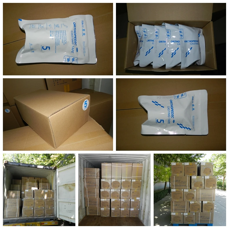 Free Sample Surgical Hospital Consumables Comfortable Fracture Immobilization Fiberglass Cast Bandage