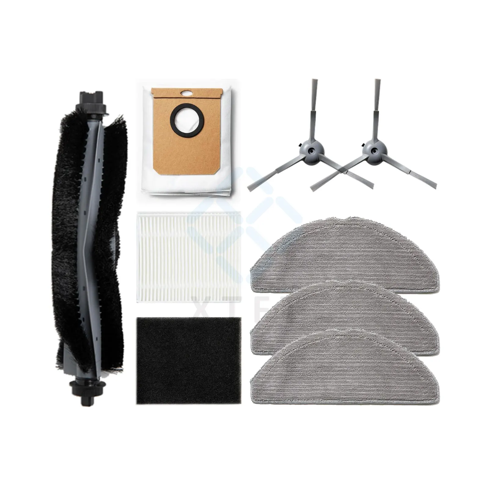 Suitable for EUFY sweeping robot accessories L60SE set main brush filter cloth edge brush dust collection bag