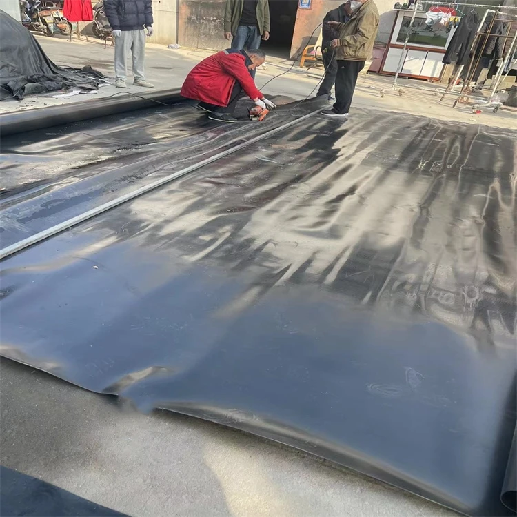 0 5 мм 75 HDPE геомембранный пластиковый вкладыш для аквакультуры свалка Гладкая мембрана