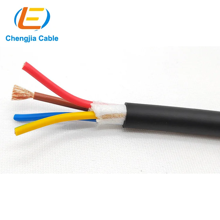 4X0.5, 4x0.75, 4x1,4x1.5, 4X2.5,4X4,Double Shielded, VFD Motor Supply Cable Robot Cables Shielded EMI Preferred Motor Power
