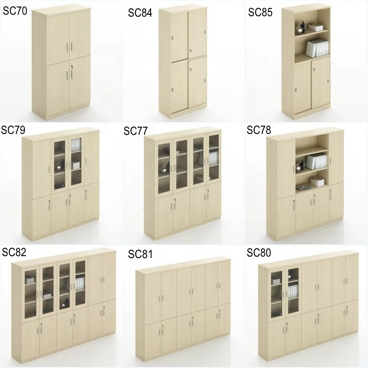 Новый дизайн, офисный Меламиновый шкаф, современный шкаф для хранения файлов