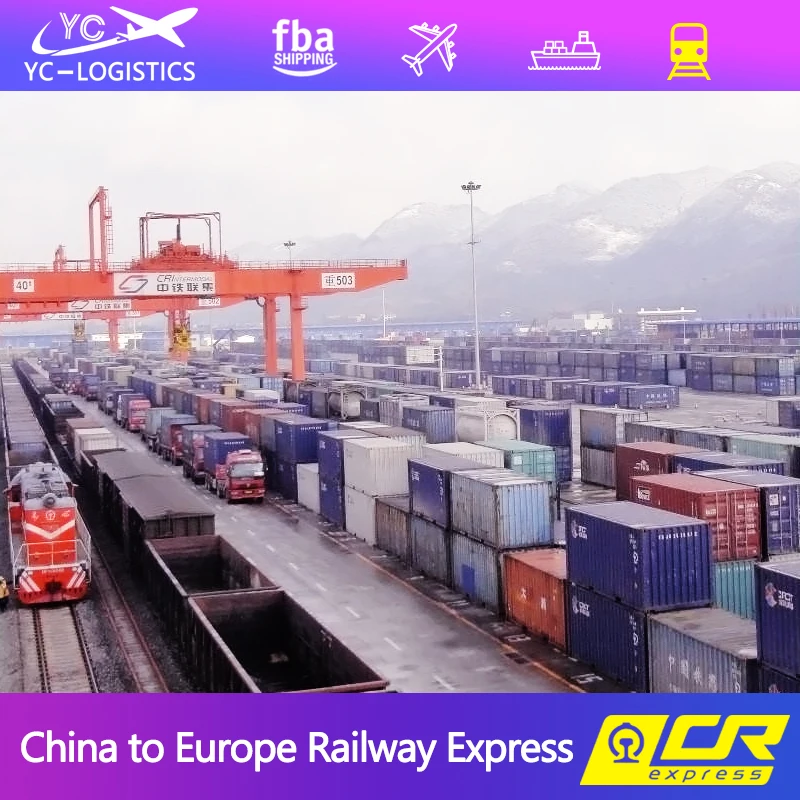 railway freight from china to Spain/Italy Europe ddp door to door international shipping rates