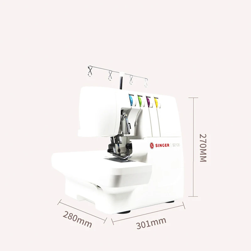 SINGER S0105 Domestic Overlock Heavy Duty Sewing Machine With Low Price With Automatic Thread Winding