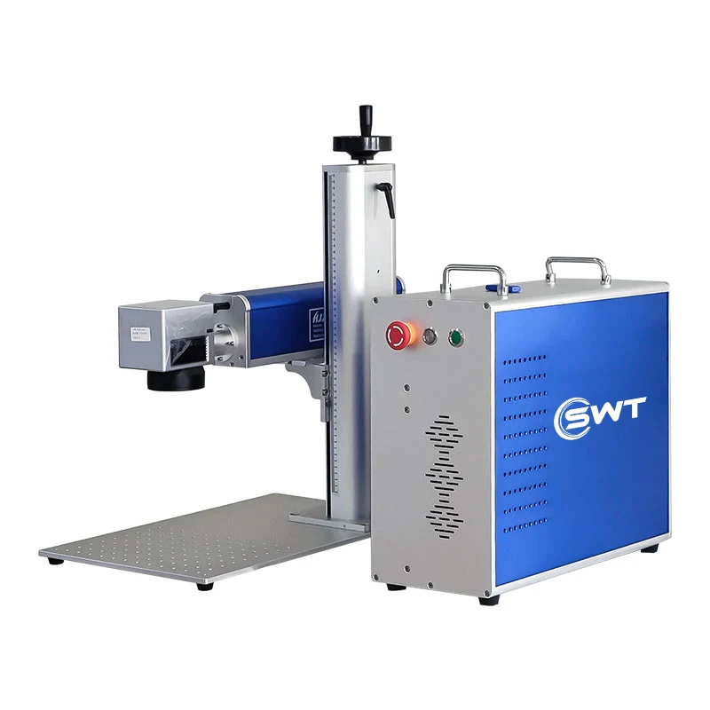50W fiber laser marking machine laser cattle ear tag printing machines laser engraving machine for metal and plastic