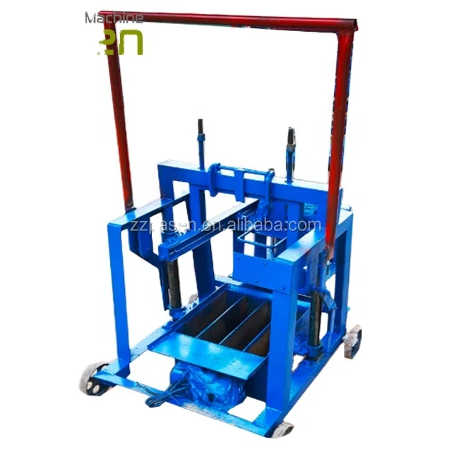 Australia Manual Small Diesel Vibrating Soil Hollow Cement Laying Block Concrete Brick Making Machine Price