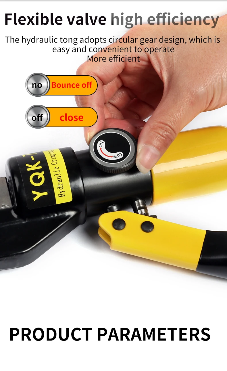 YQK-120 Crimping Tool Wire Crimper Welding Cable Terminal Crimping Plier Hydraulic cable Lug Crimping Tool