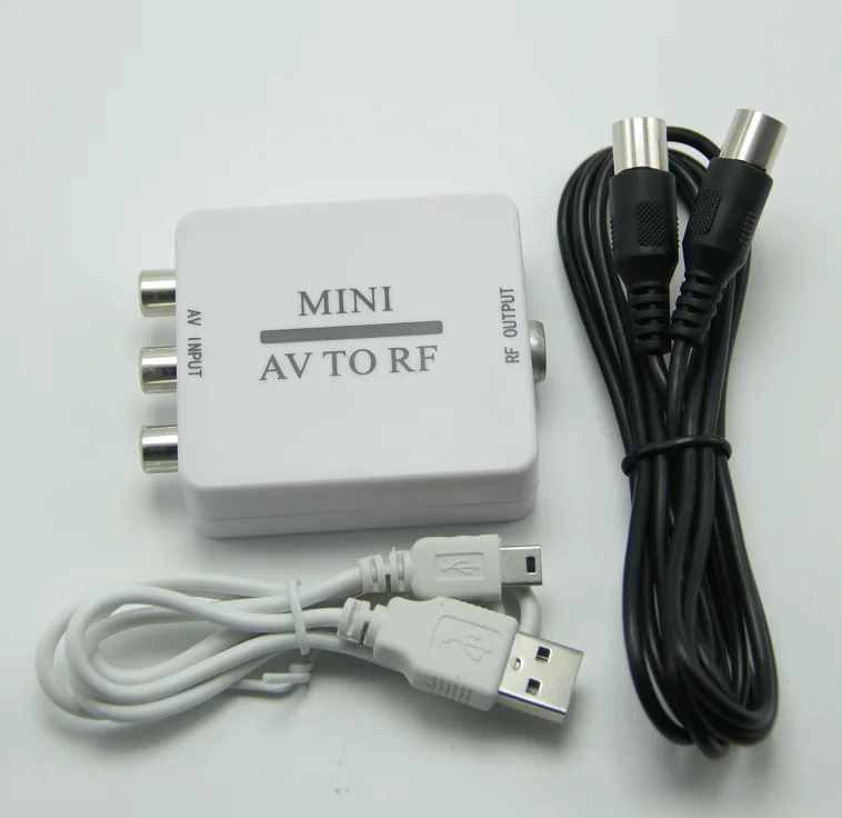  Мини-преобразователь Аудио видео сигнала от AV к RF модулятор