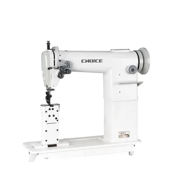 GC820 Double Needle Post Bed Lockstitch Leather Industrial Sewing Machine For Heavy Duty