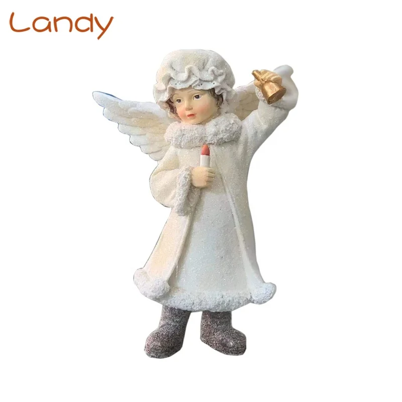 2023 New Resin Boy With Light Figurine  For Home Decoration