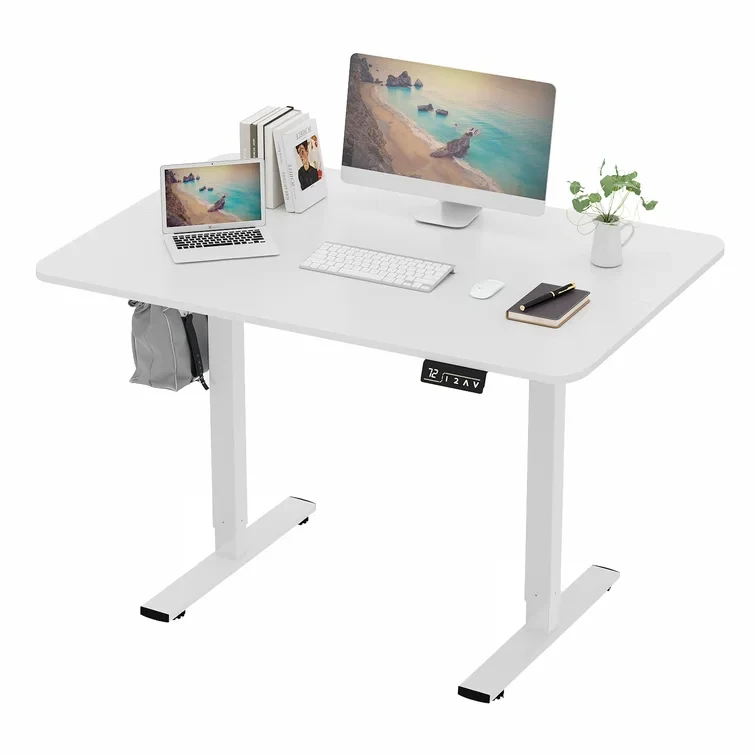 Professional Modern Standing Desk Frame with Lift Motor Bosh Make MDF Material for Office or Living Room Use