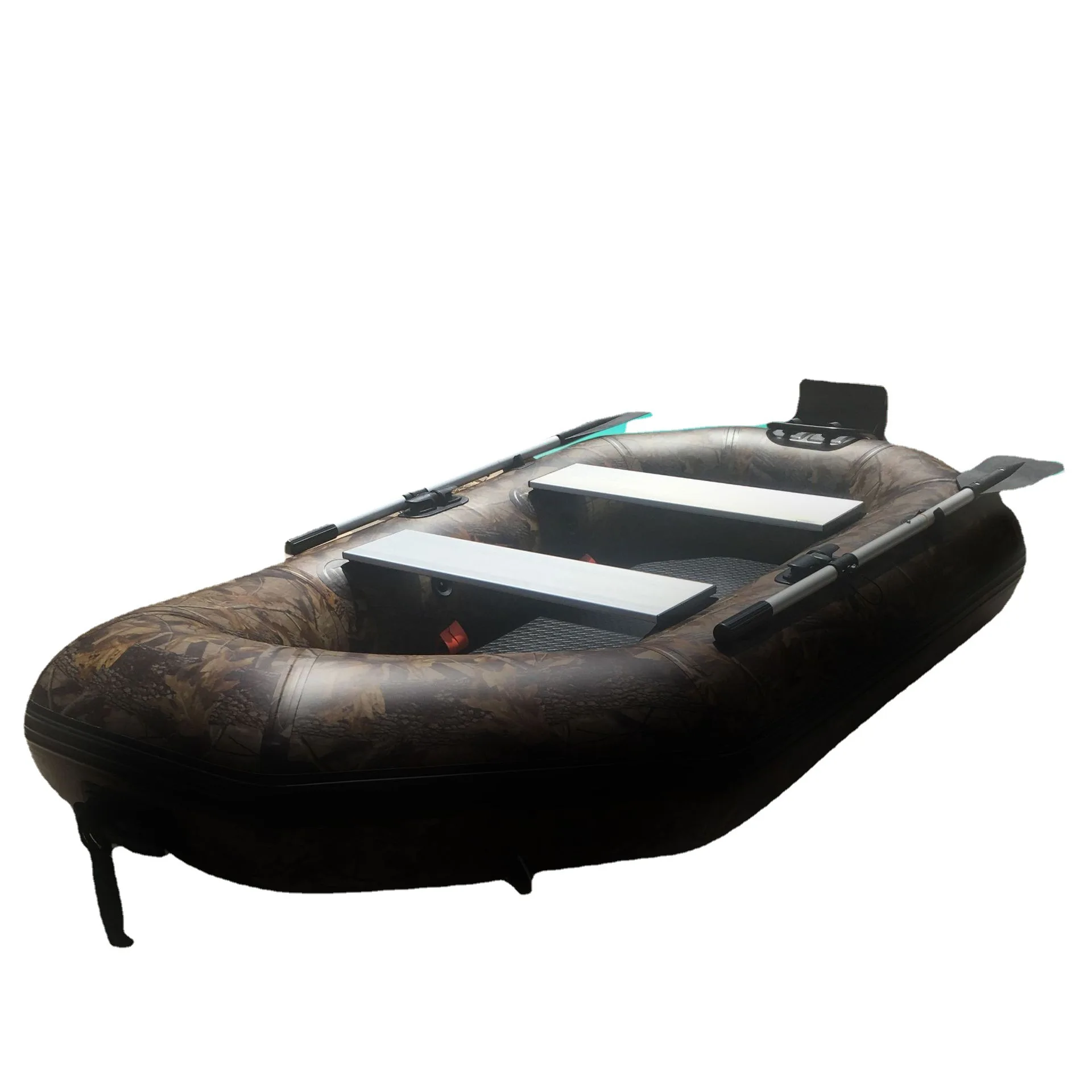 Manufacturer Cheap Drift Boats 250cm 8.3ft 2 Persons Drop Stitch Drift Boat Fishing Row Raft  Yoursjoys Wholesale