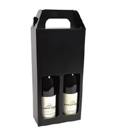 bamboo wine box 2 bottle wooden wine box wine glass gift box packaging