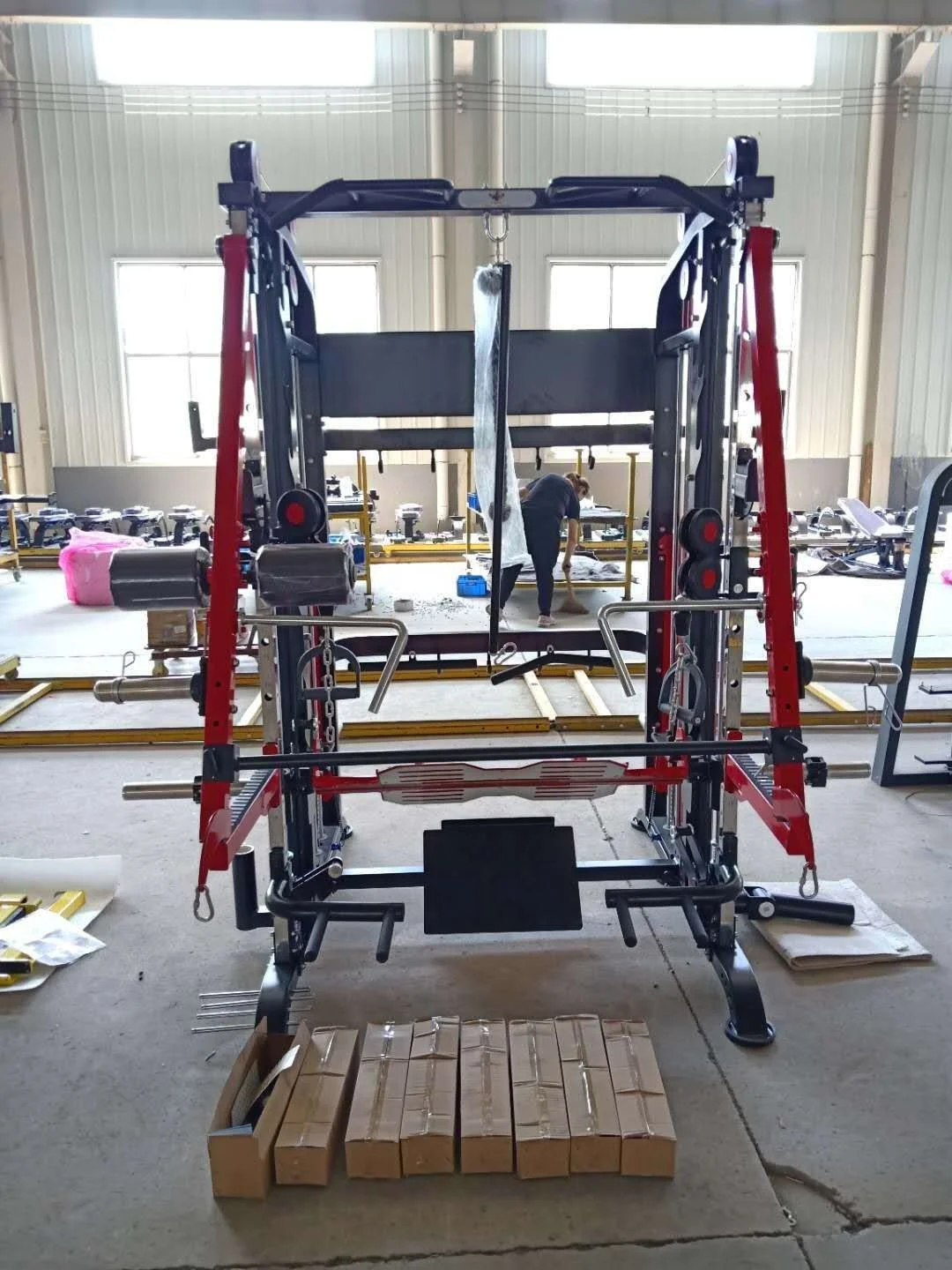 TS114 Best Selling Fitness Equipment Multi Functional Trainer Multifunction Smith Machine Cable Crossover