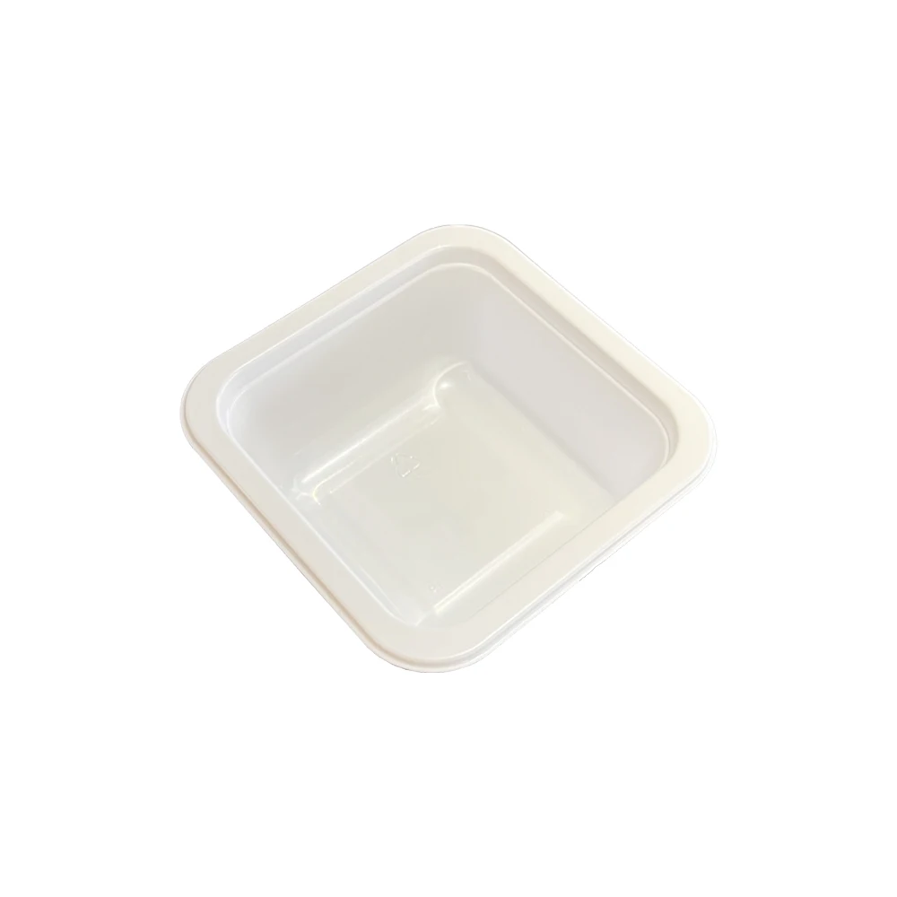 White 100% Recycled CPET Trays Ovenable 12 Compartment Disposable Airline Food Packaging Plastic Bakery CPET Container With Film
