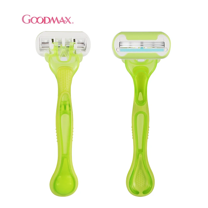 Woman Razor Hot Sale 3 Blade Safety Straight Shaving Disposable Razor for Women