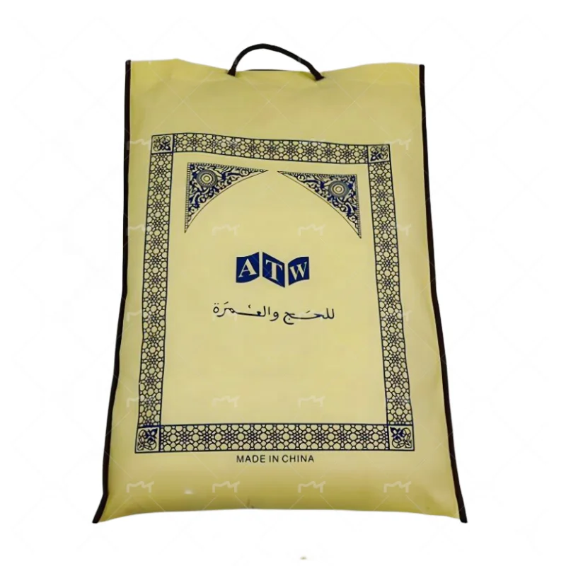 manufacturer cotton or polyester Plain White Muslim Ihram Hajj  Microfiber Towel For Adult