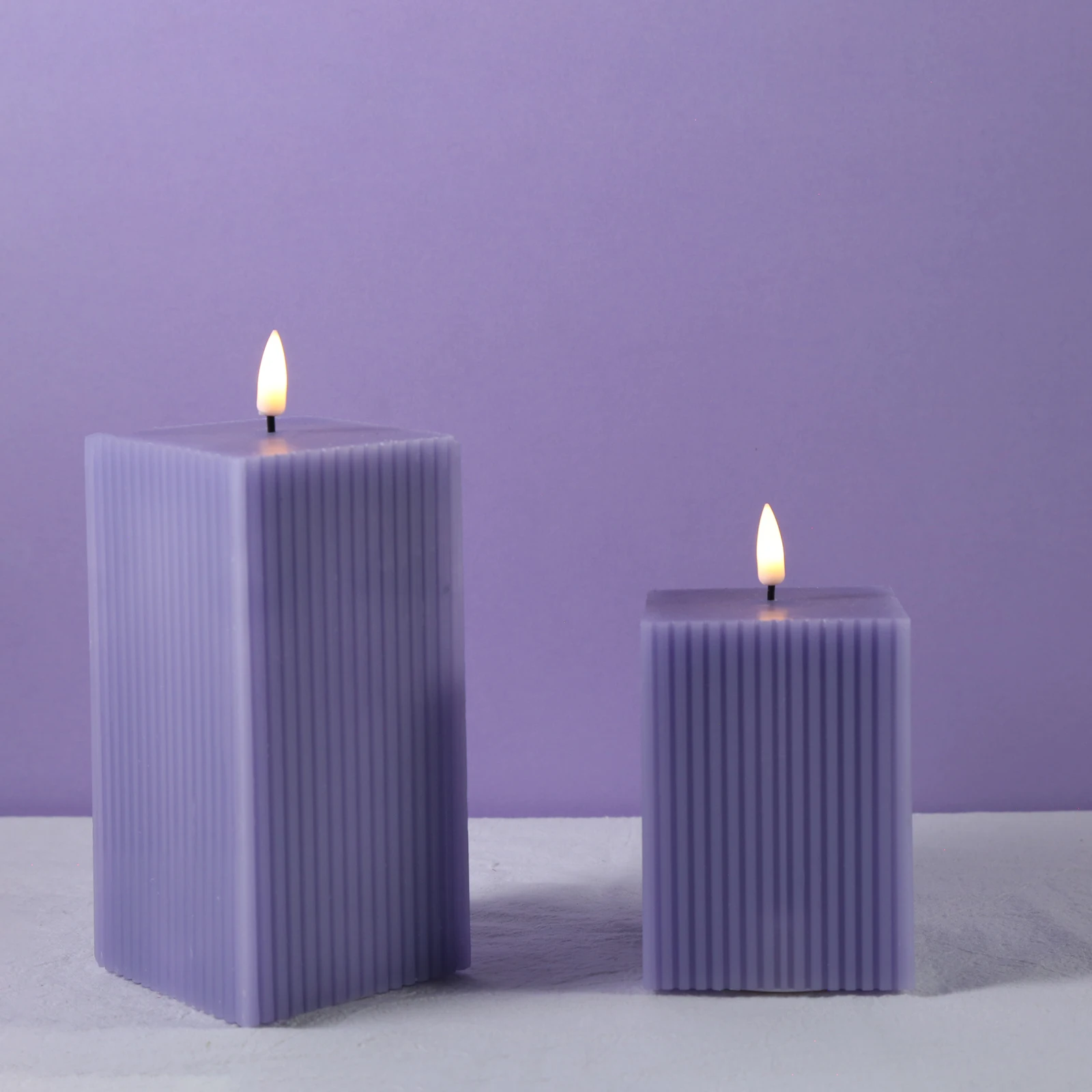 2021 новый дизайн, украшение для дома, квадратная форма, парафиновый воск, дистанционное управление, светодиодная беспламенная свеча