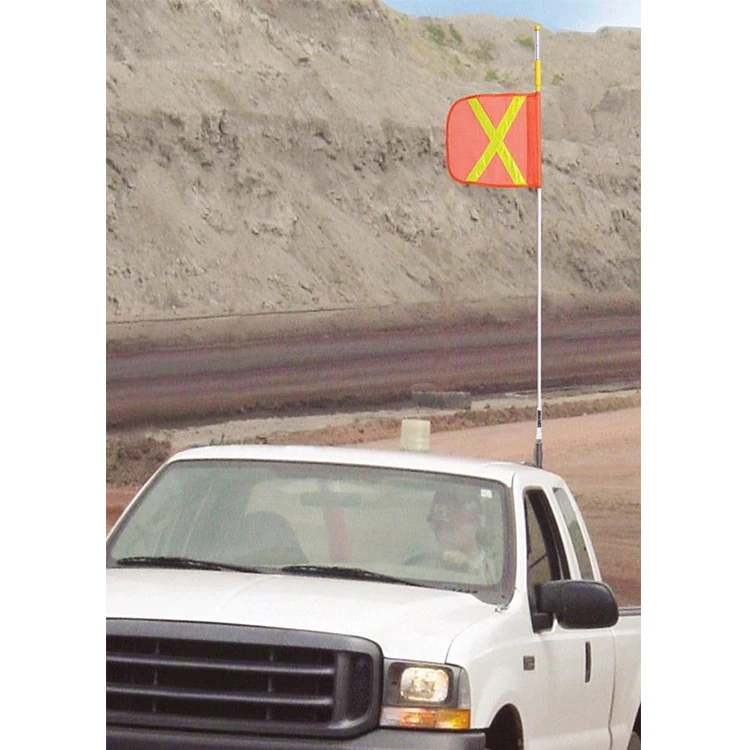 Outdoor Vehicle Warning Whip Safety Flag Light Easy Installation Rgb Reflective Warning Bands Tent Light