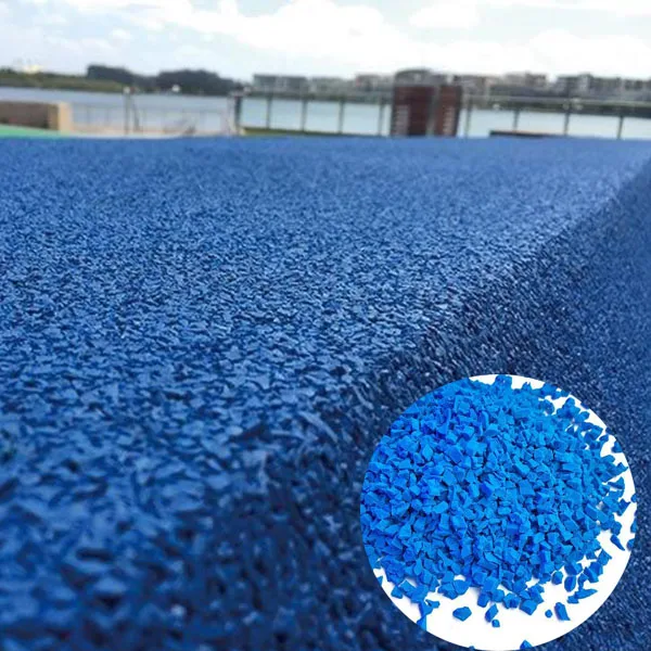 Durable Recycled Wetpour Colorful EPDM Rubber Granules for Outdoor Sporting Surface Floors with Competitive Price