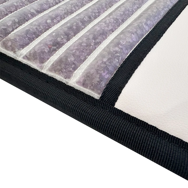 Chakra Rainbow Jade Tourmaline Mattress Price Pemf Amethyst Mat Bio Stone Thermal Mat Crystal Quartz Infrared Heating Pads